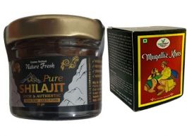 Combo 100% Pure And Natural Shilajit/Shilajeet Resin (20gm) & MUGALLIZ KHAS (70gm)