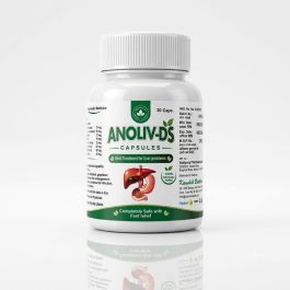 ANOLIV-DS Capsules – Ayurvedic Liver Supplement for Digestion, Jaundice & Liver Support (30 Capsules)