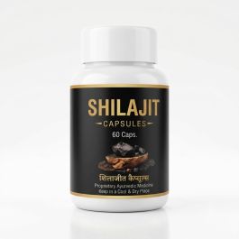 Shilajit Capsules – 100% Pure Ayurvedic Supplement for Strength, Stamina, Natural Stamina, Vitality Booster & Male Vitality (60 Caps)