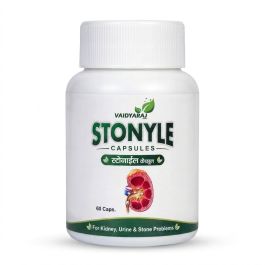 Vaidyarajindia STONYLE 60 Capsules Natural Kidney & Bladder Stone Care with Pashanbhed (60 Capsules)